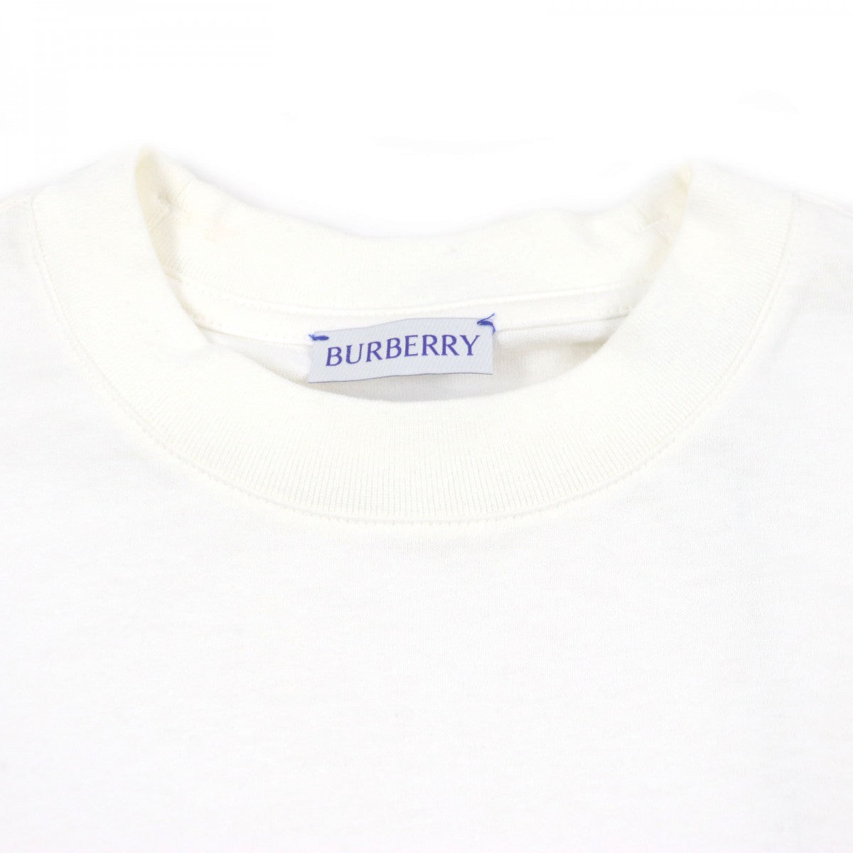 BURBERRY Short sleeve T-shirt cotton white XS