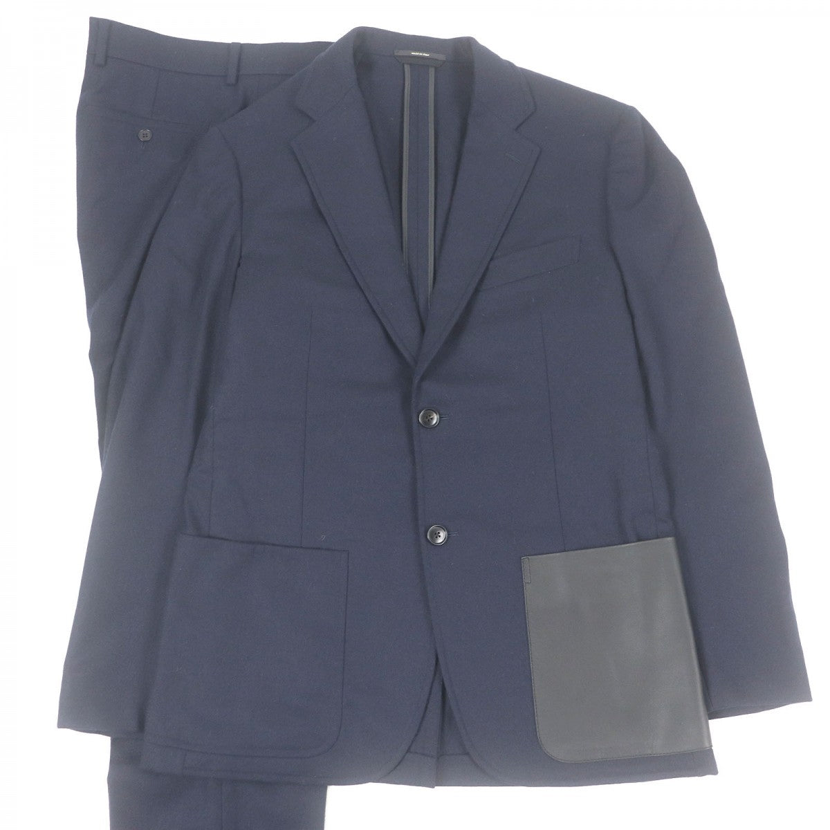 HERMES suit hair Navy 48