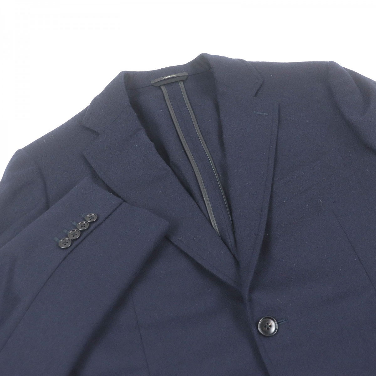 HERMES suit hair Navy 48