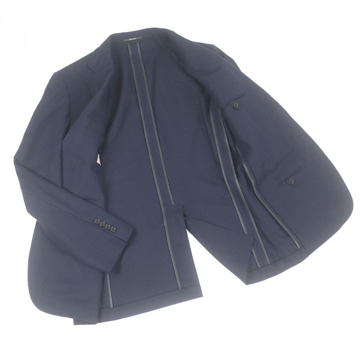 HERMES suit hair Navy 48