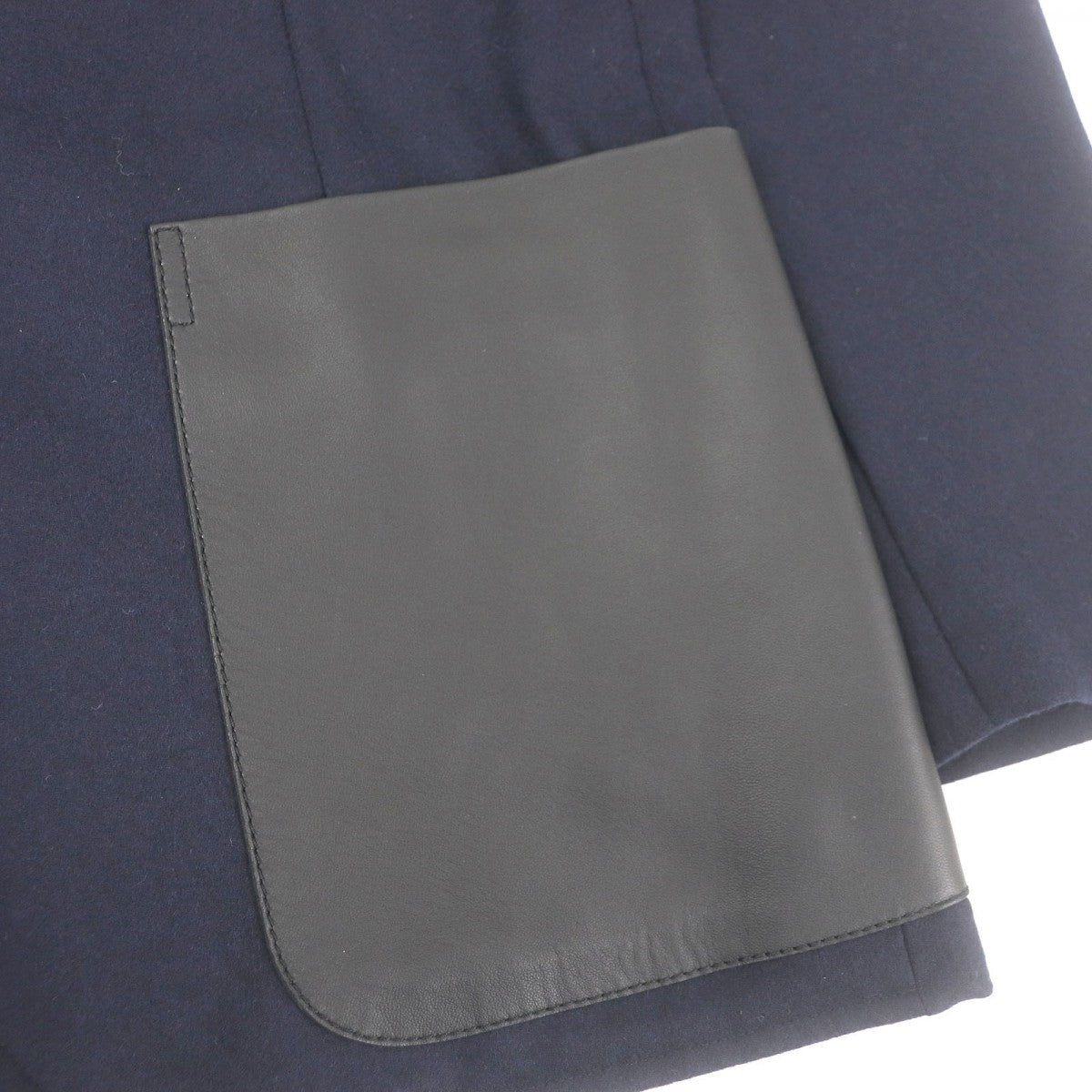 HERMES suit hair Navy 48