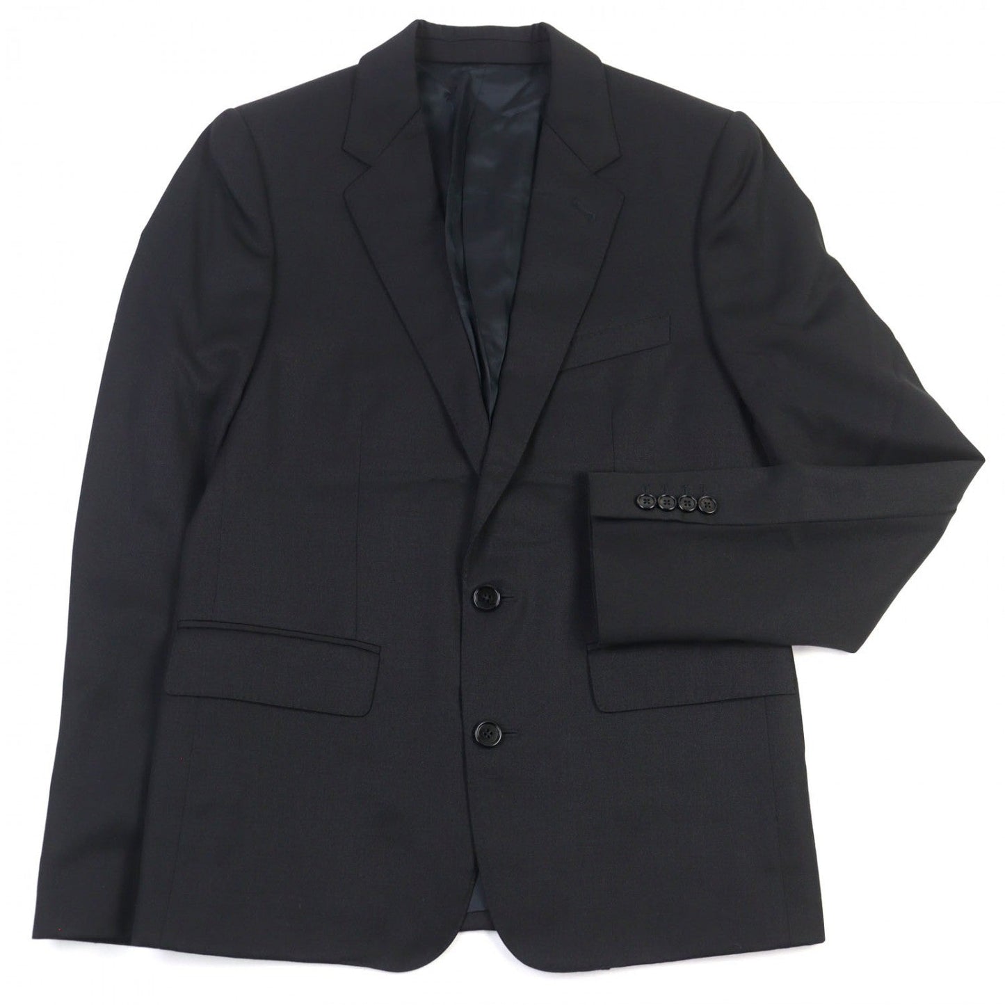 CELINE tailored jacket 2V046659D wool black 46