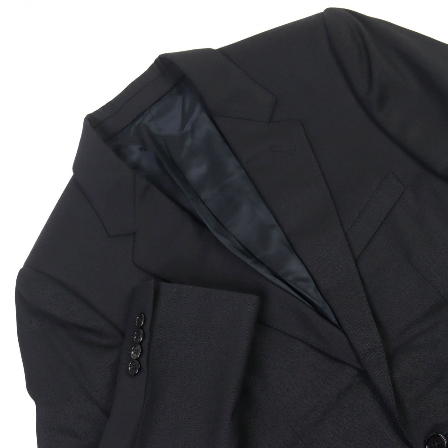 CELINE tailored jacket 2V046659D wool black 46