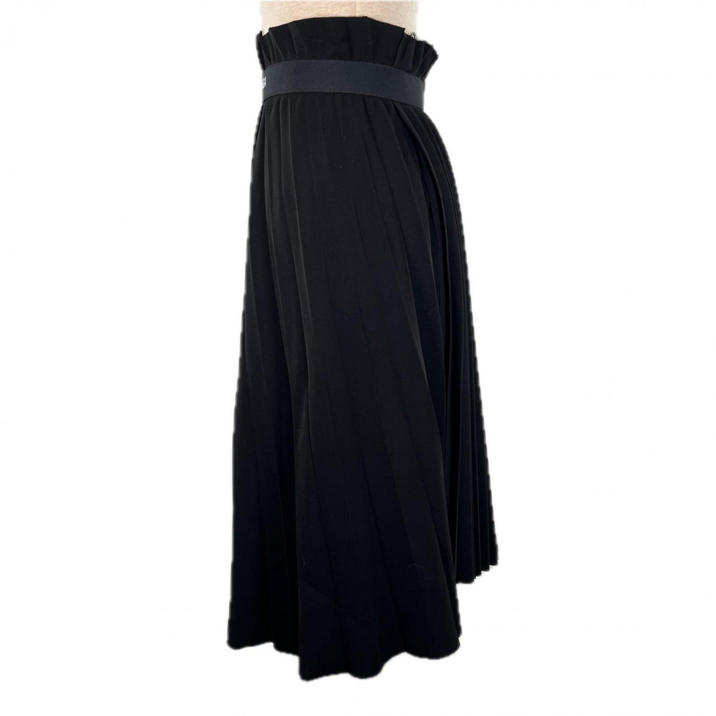 BALENCIAGA skirt 529757 polyester black 36