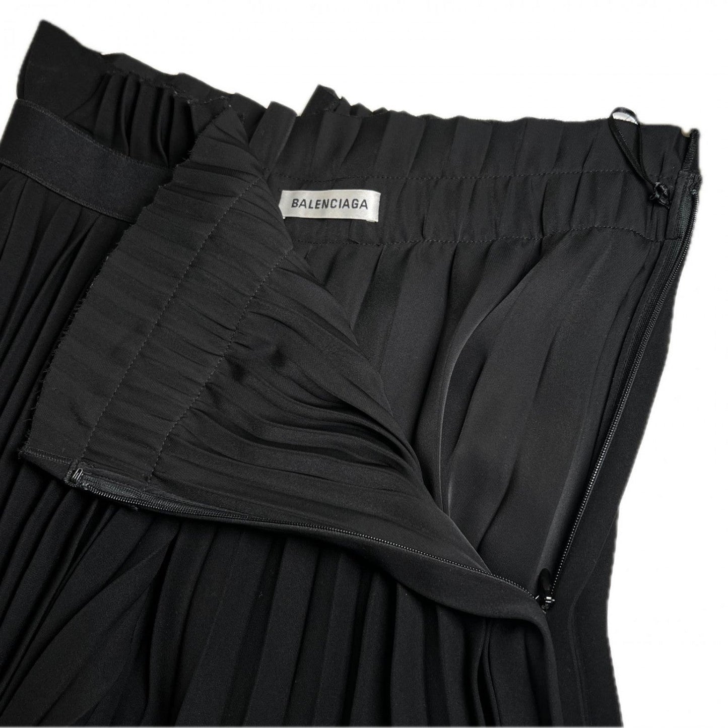 BALENCIAGA skirt 529757 polyester black 36