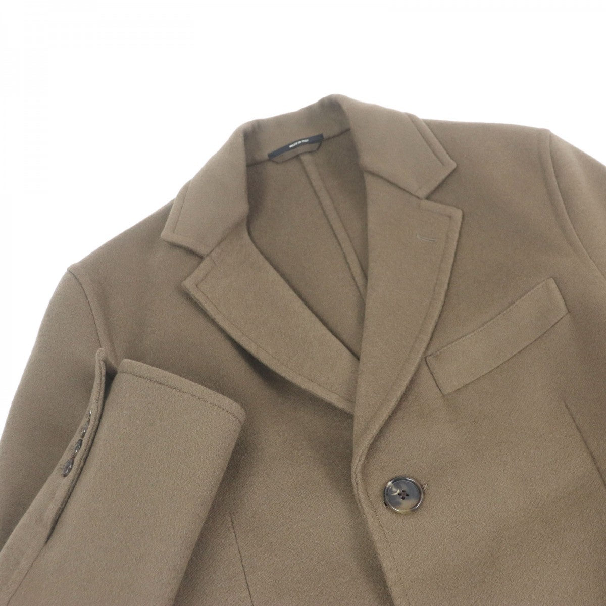 HERMES Chester coat cashmere Brown 48