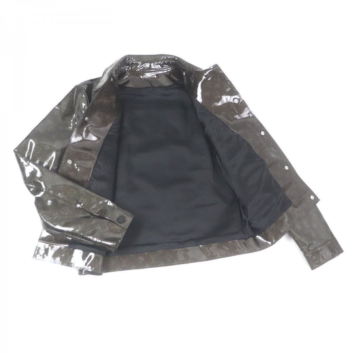 LOUIS VUITTON Jacket Cowhide Brown 50