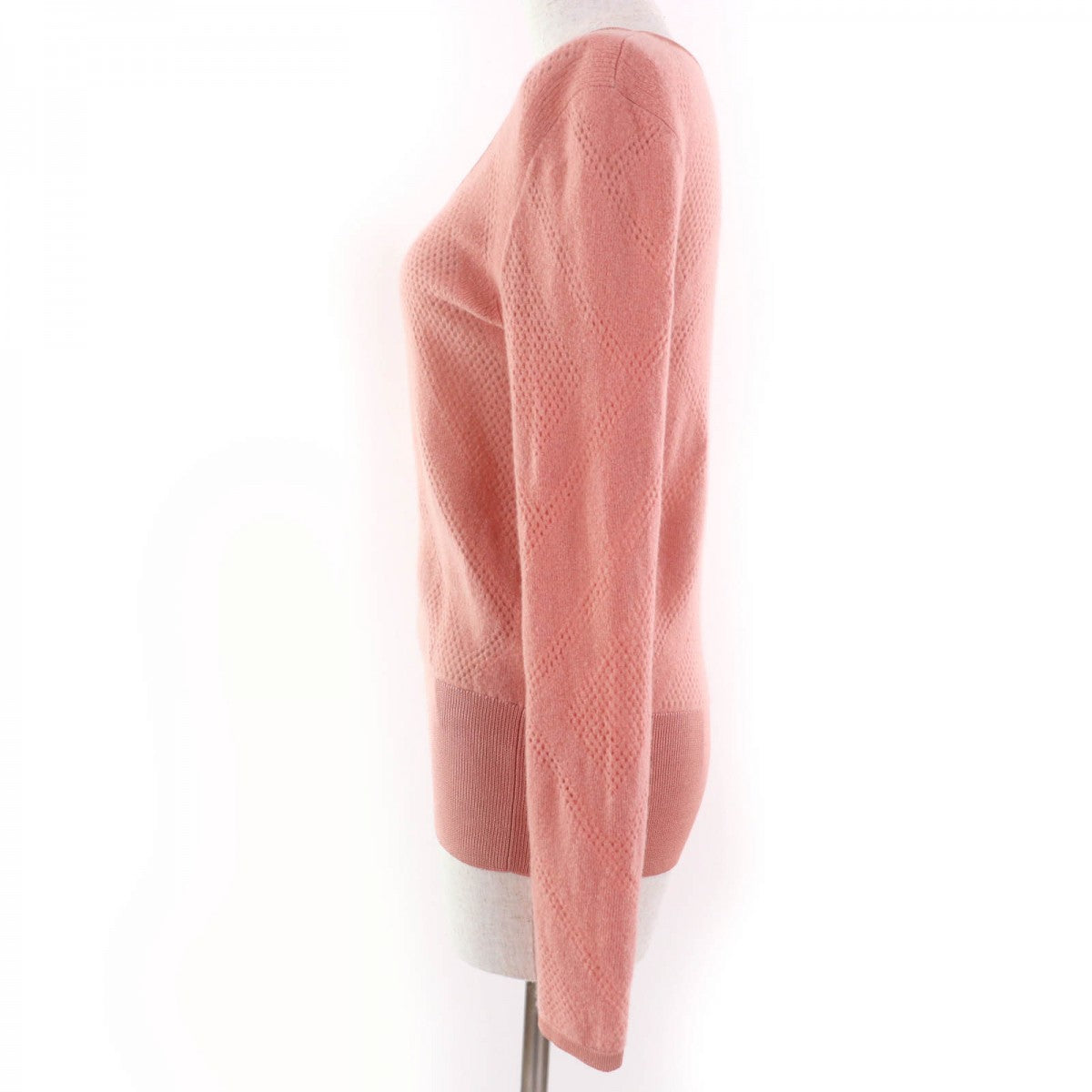 HERMES knit 2H2618DC wool pink 34