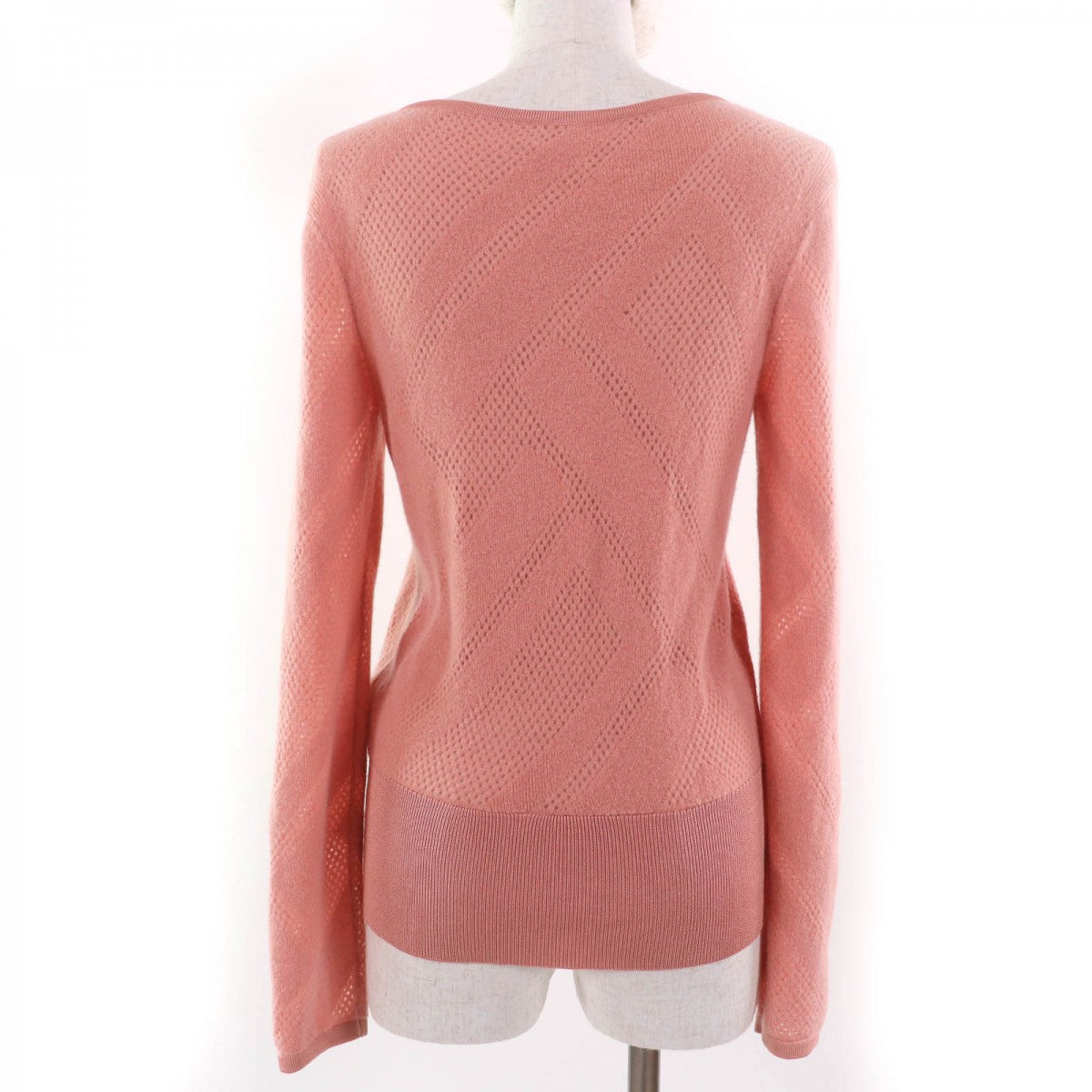 HERMES knit 2H2618DC wool pink 34