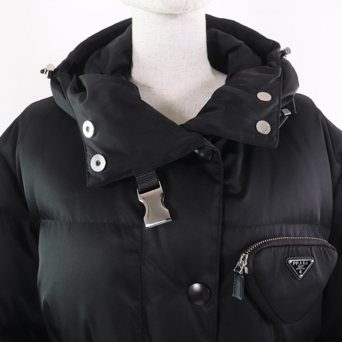 PRADA Down jacket 29Y966 Recycled nylon black 36