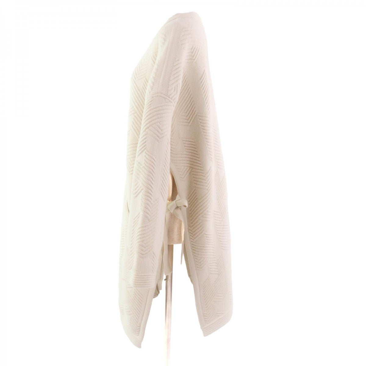 HERMES coat 3H2101D4 wool off white 38