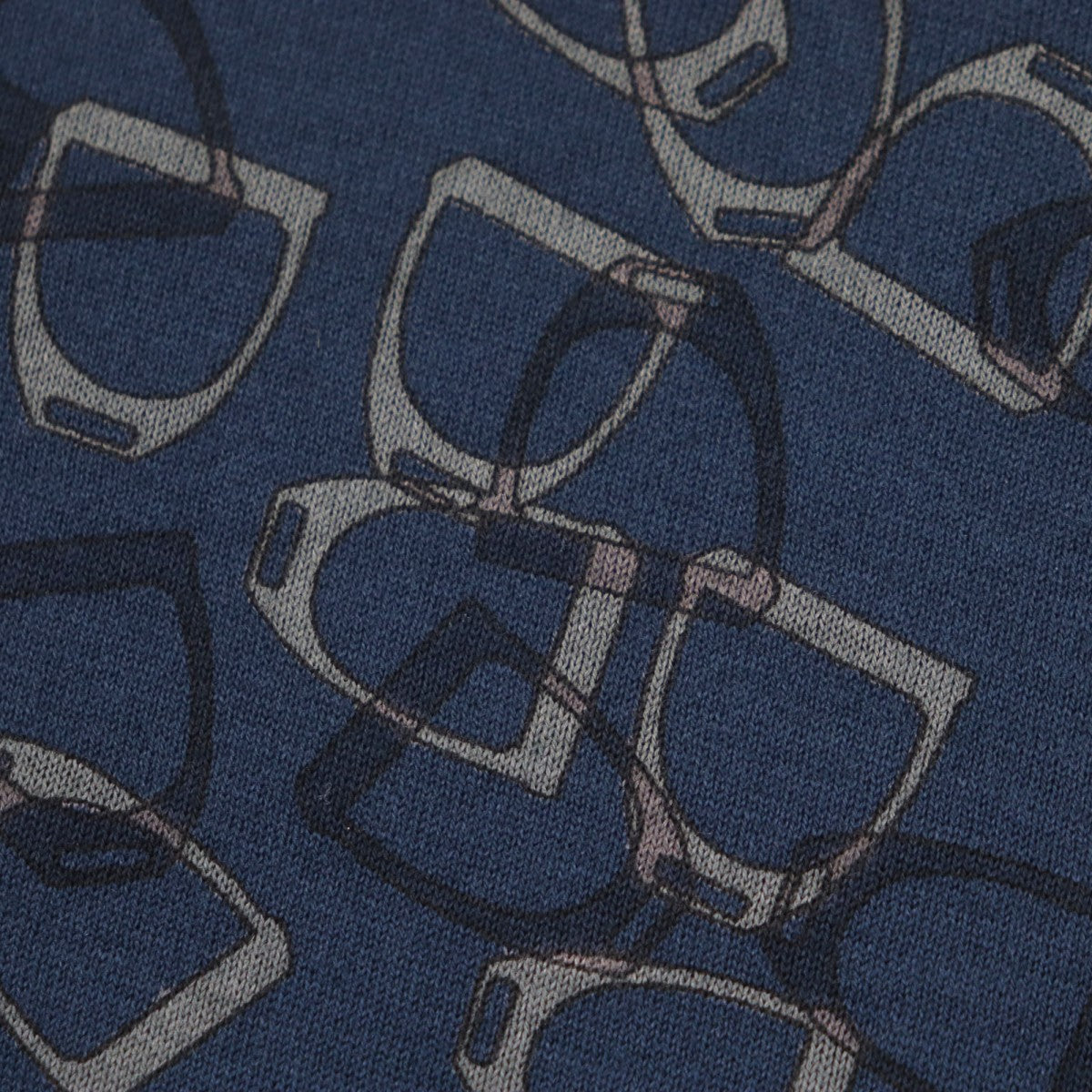 HERMES Short sleeve T-shirt cotton Navy M