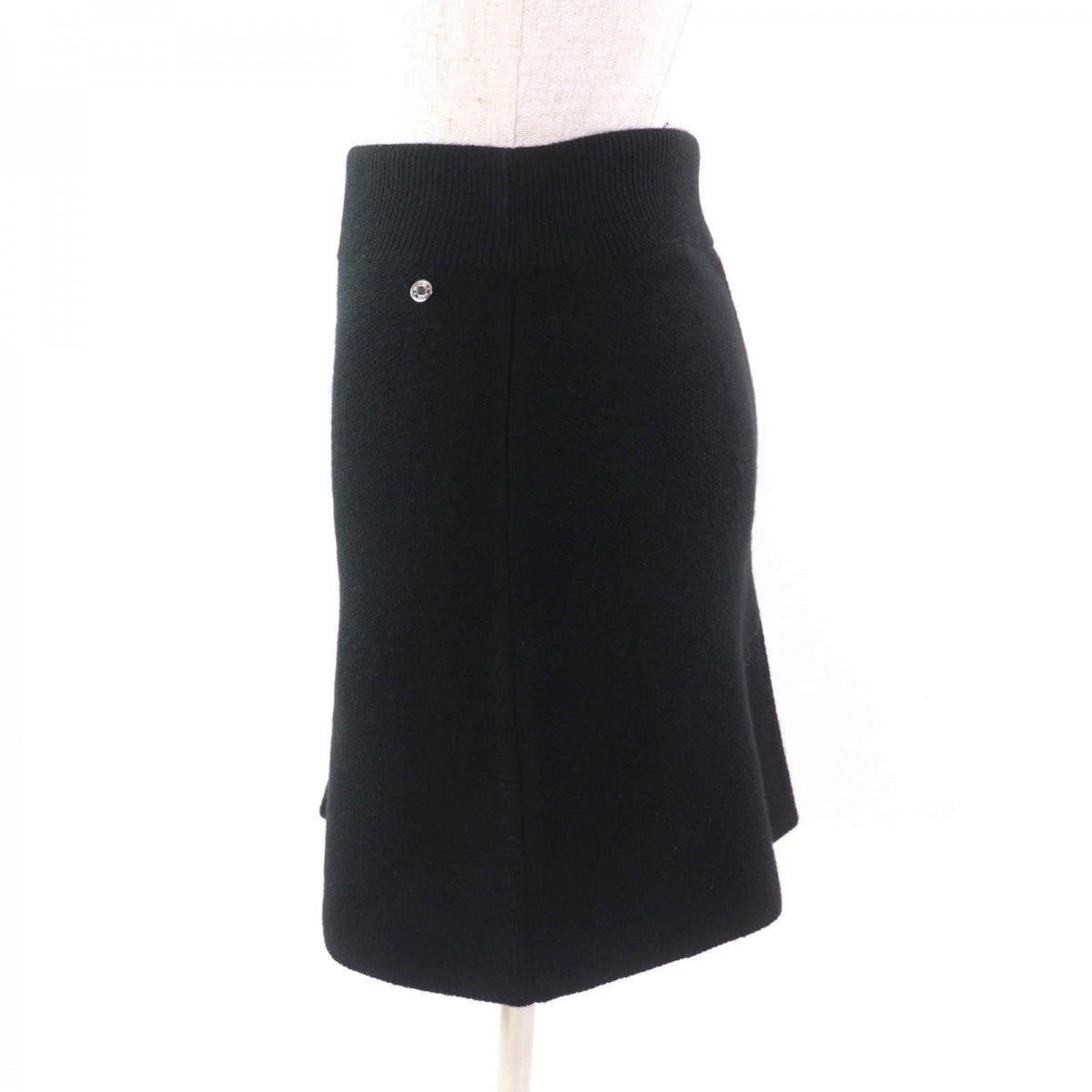 HERMES Mini skirt 2H2300D1 cashmere black 34