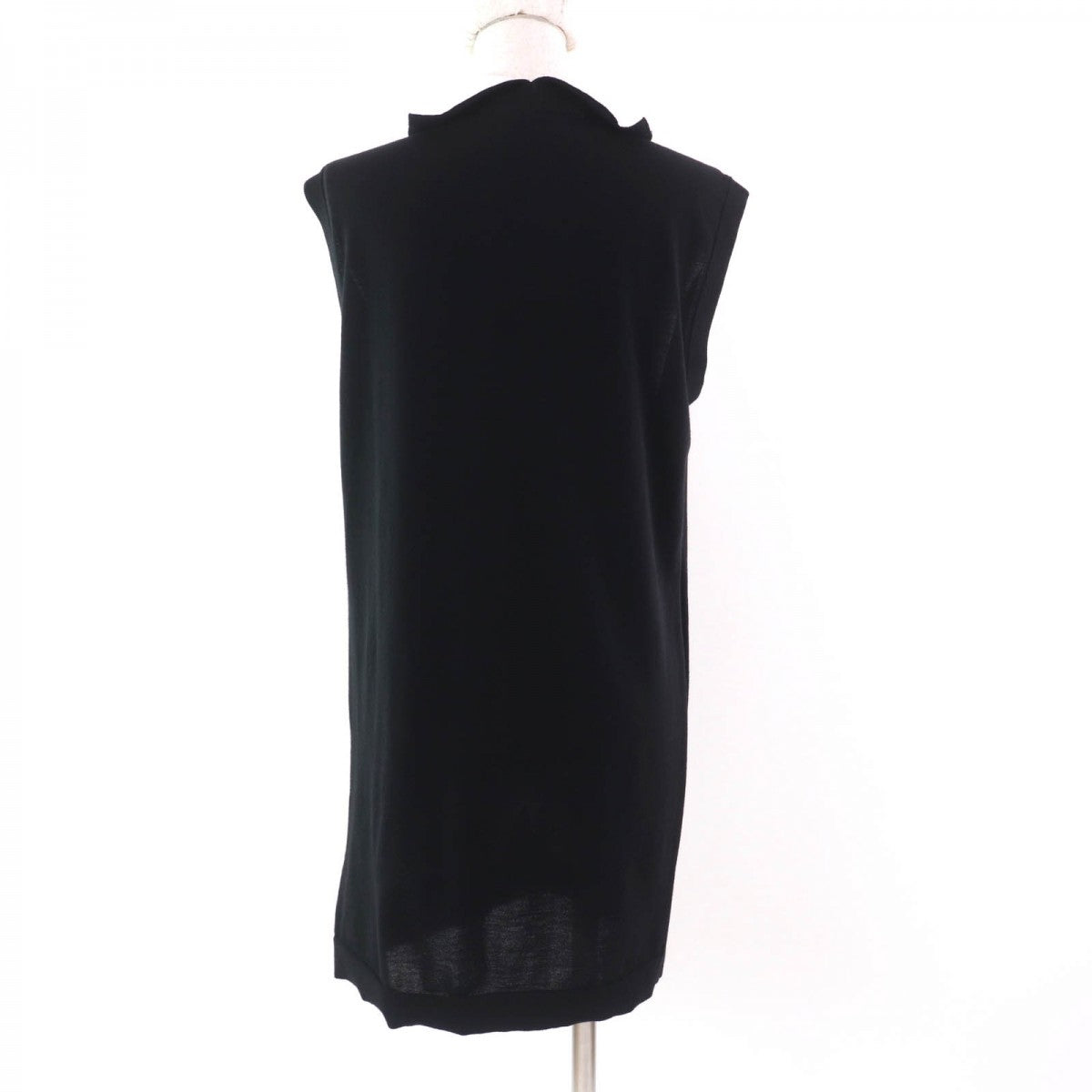 LOUIS VUITTON one piece wool Black White XS