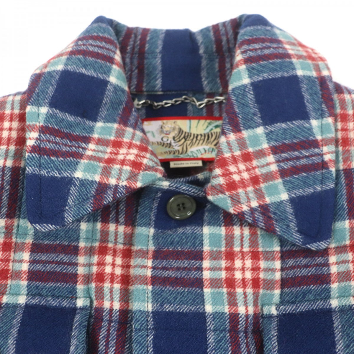 GUCCI Jacket 683264 wool Navy red GUCCI TIGER 46