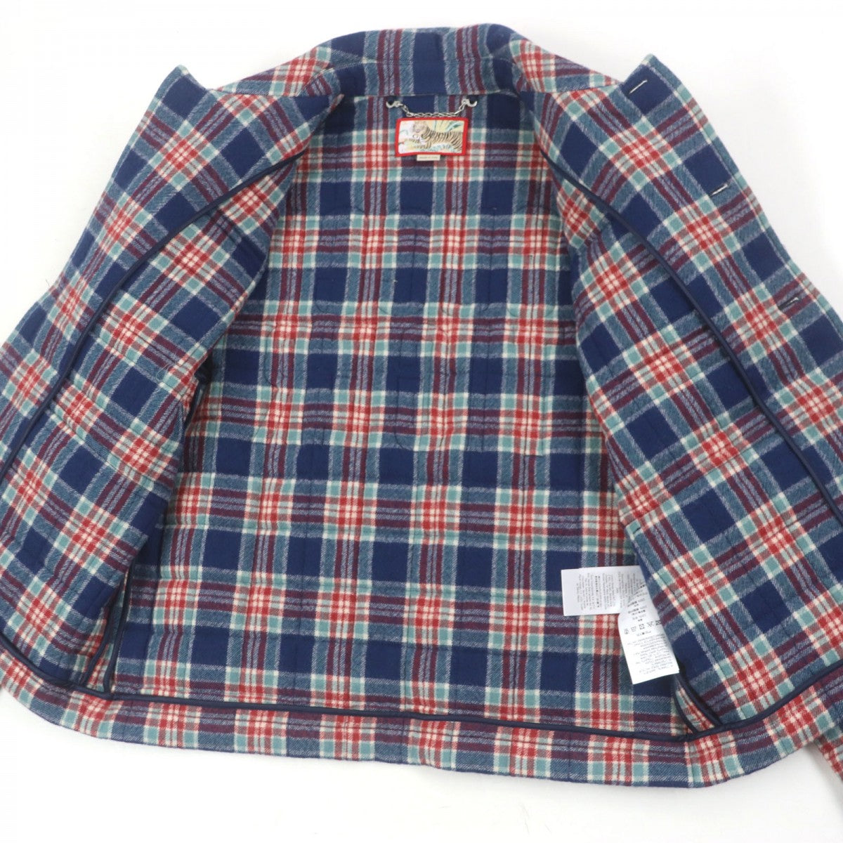 GUCCI Jacket 683264 wool Navy red GUCCI TIGER 46