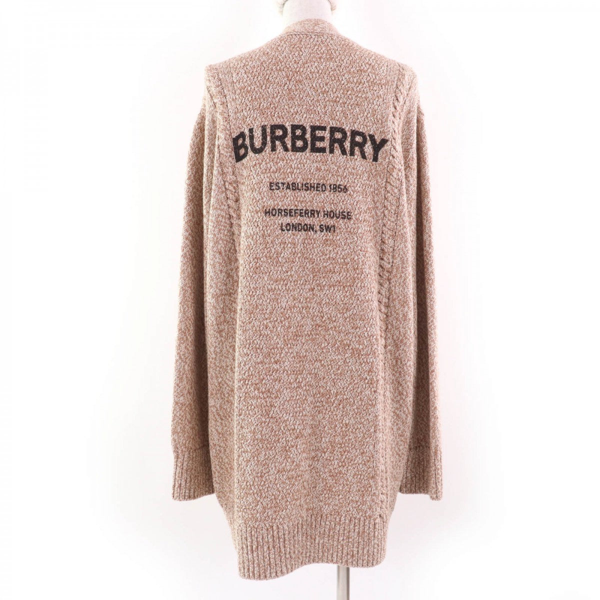 BURBERRY cardigan 8043367 wool Brown M
