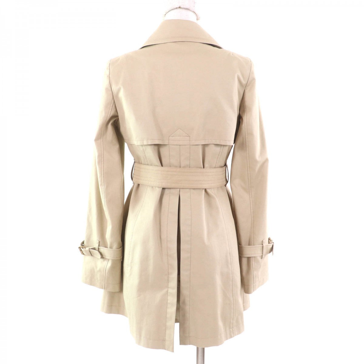 BURBERRY BLUE LABEL trench coat FR11-697 cotton beige 40