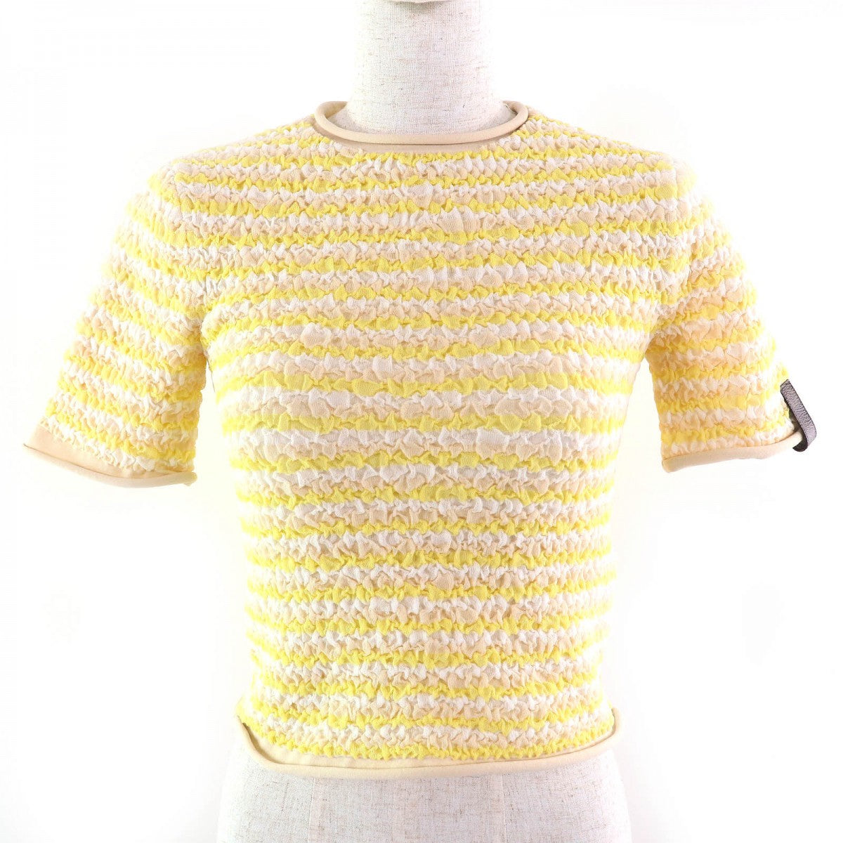 LOUIS VUITTON tops Nylon Yellow type XS