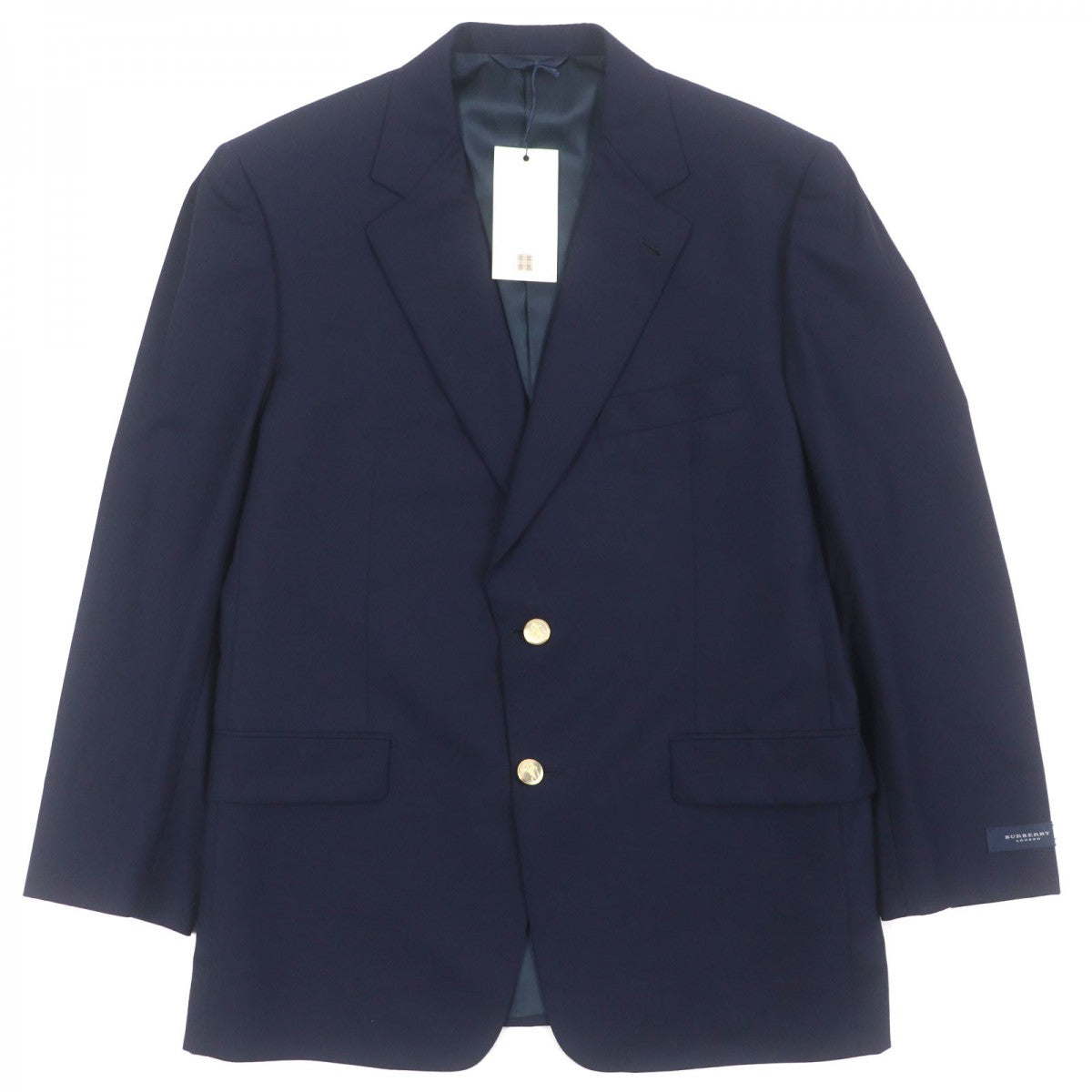 BURBERRY LONDON tailored jacket wool Navy 42
