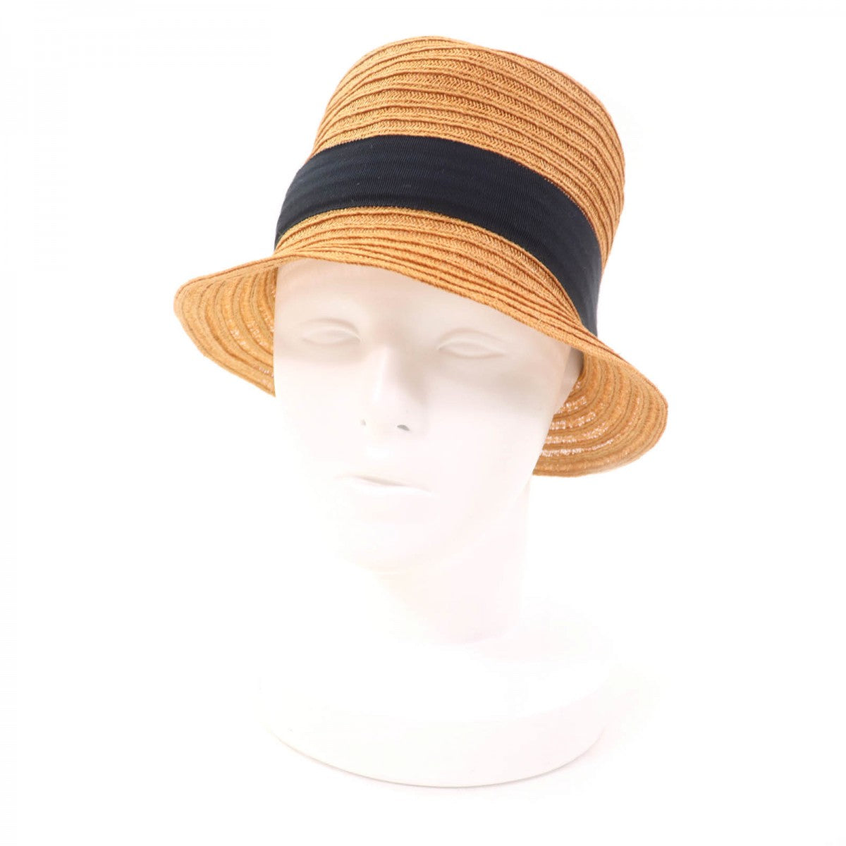 HERMES hat Hemp CARAMEL 58