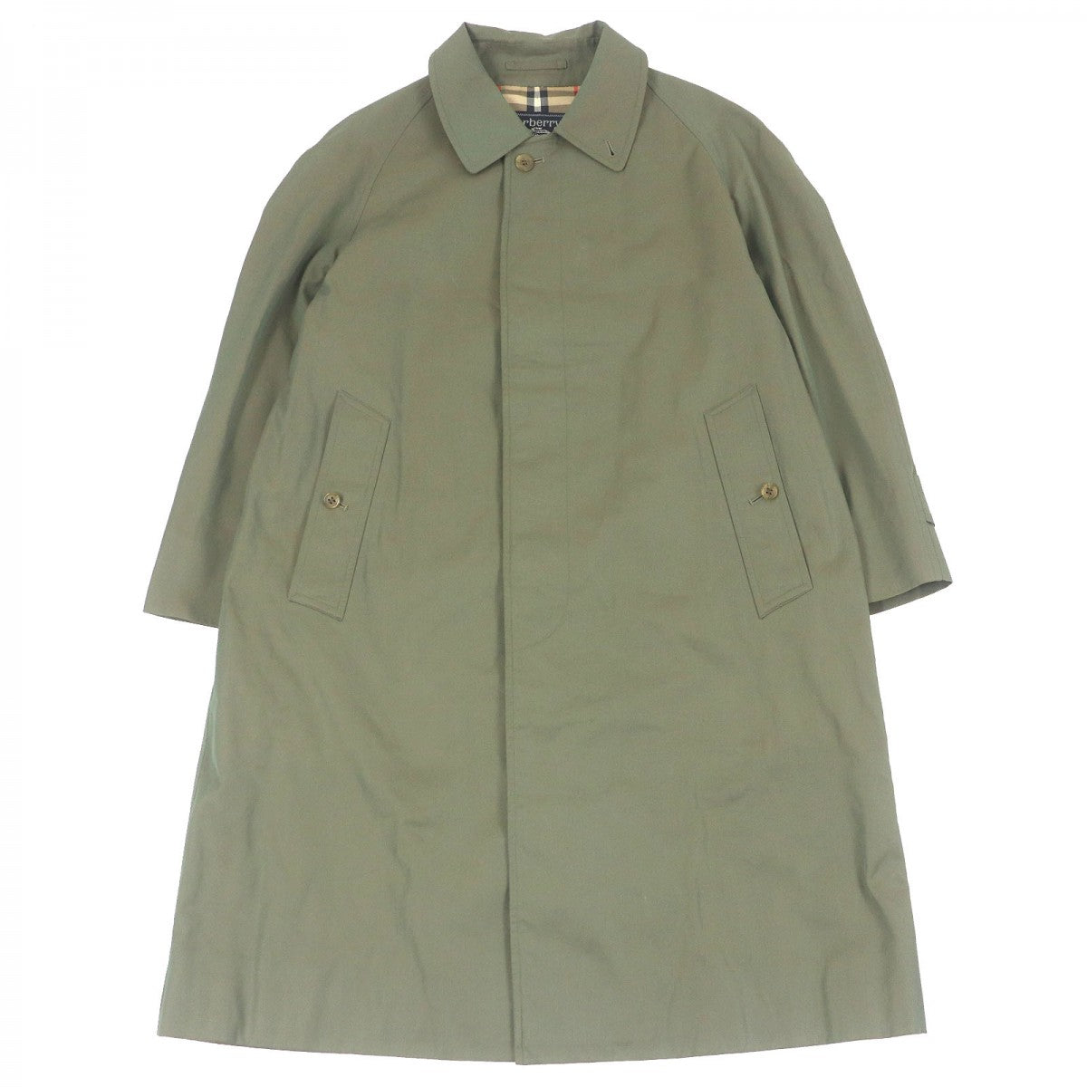 BURBERRY coat cotton khaki SS