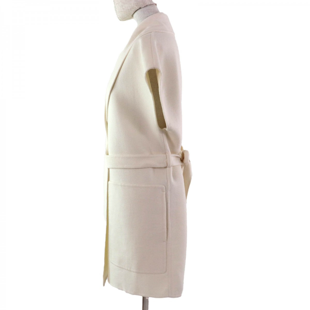 HERMES Vest 3H0141DA cashmere off white 36