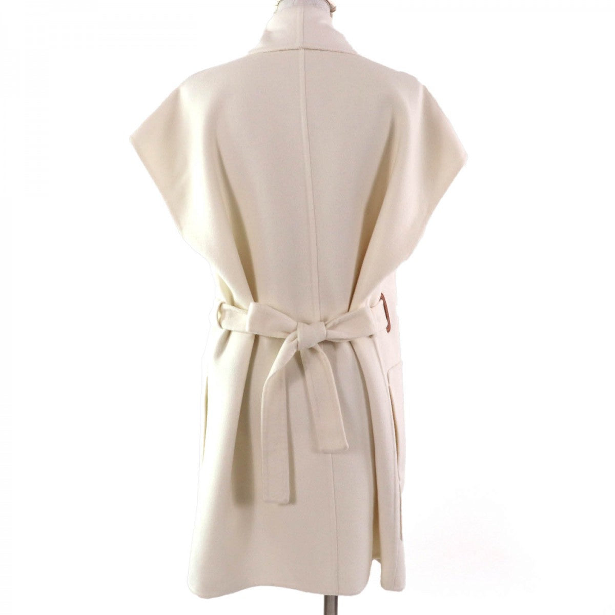 HERMES Vest 3H0141DA cashmere off white 36