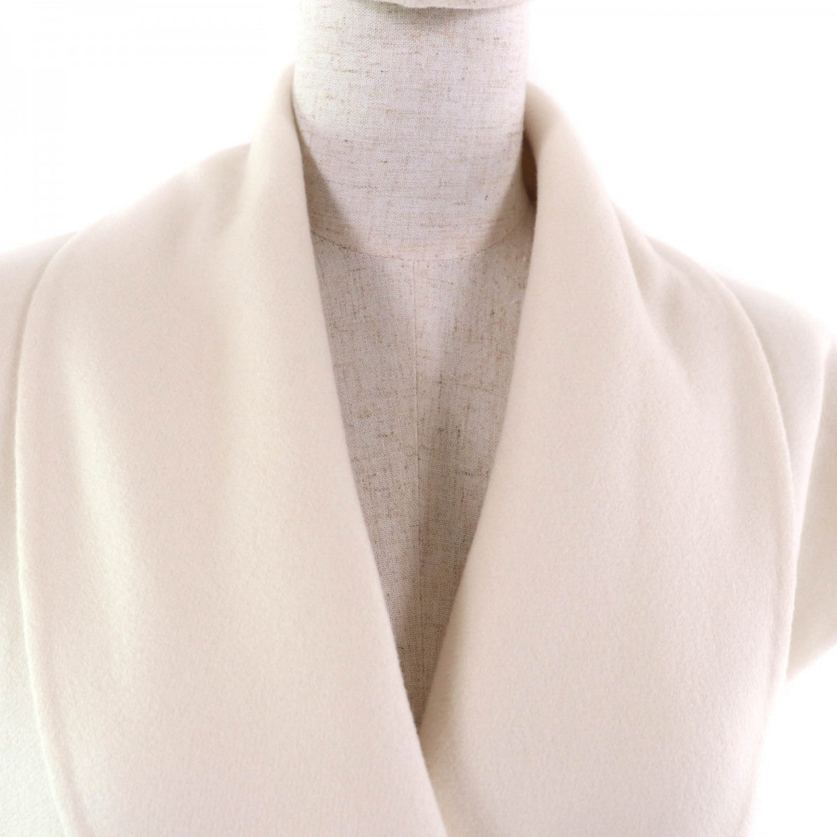HERMES Vest 3H0141DA cashmere off white 36