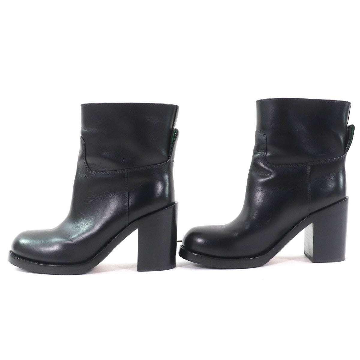 BOTTEGAVENETA short boots 716214 leather black Cavallo 37