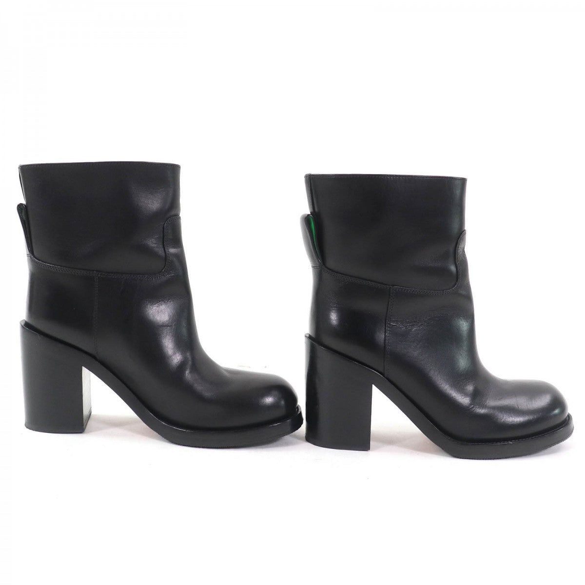 BOTTEGAVENETA short boots 716214 leather black Cavallo 37