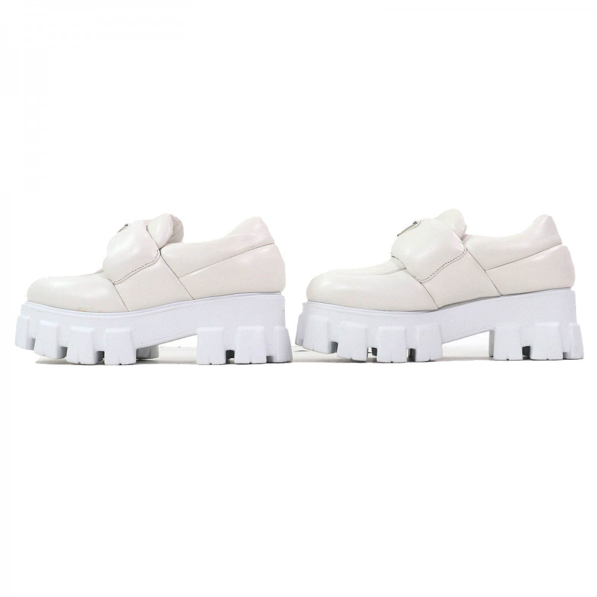 PRADA loafers Nappa leather off white 35