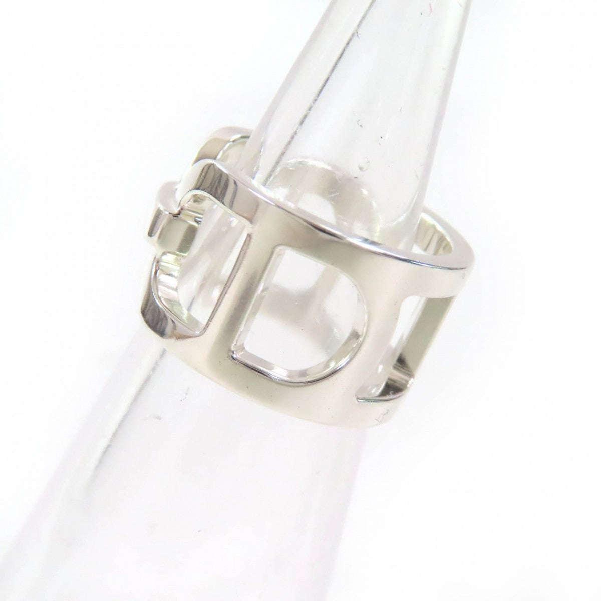 HERMES Ring AG925 Silver Ever Chene Dunkle 46