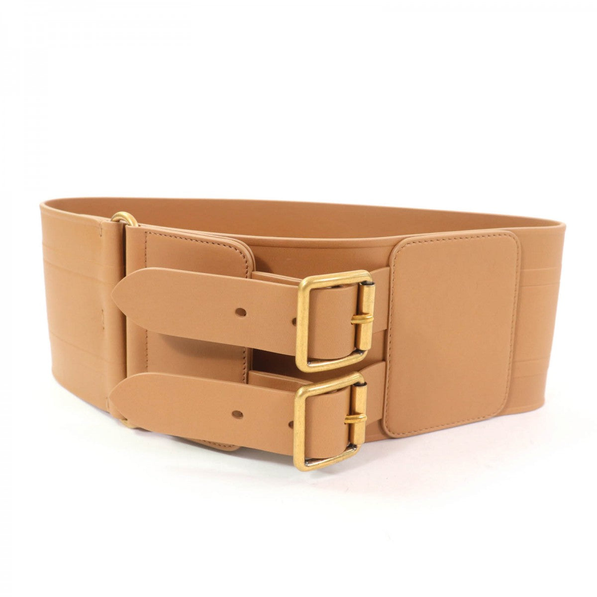 Christian Dior belt B0098CMIV leather Brown D-WAIST Maxi