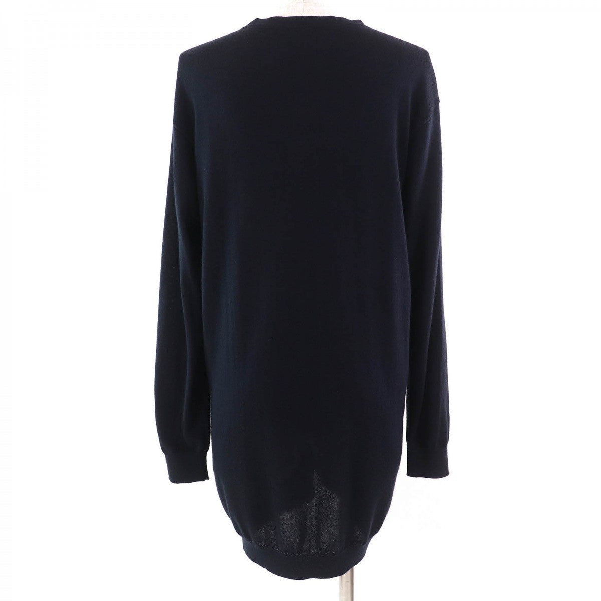 HERMES cardigan cashmere Navy 34