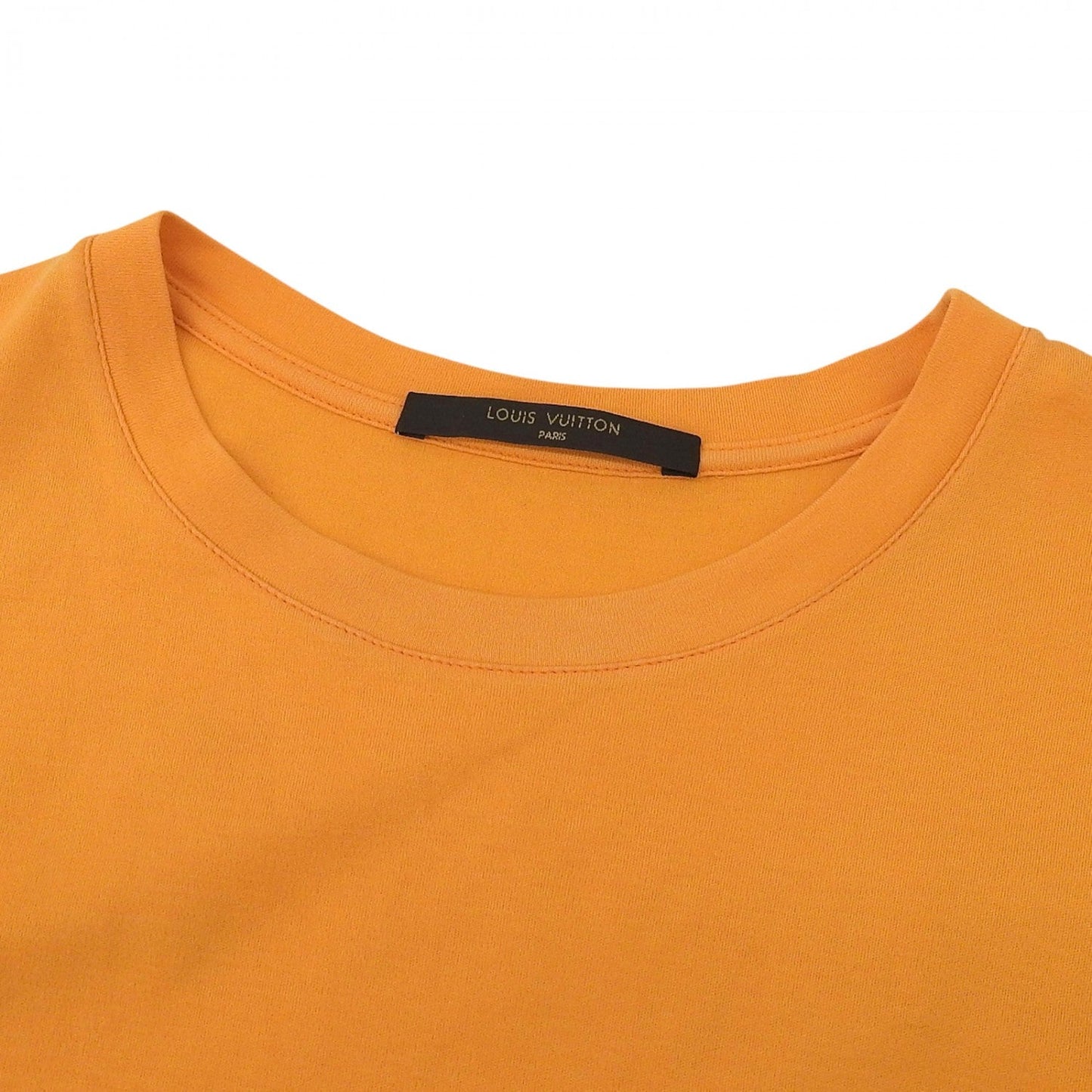 LOUIS VUITTON Long-sleeved T-shirt cotton Orange S