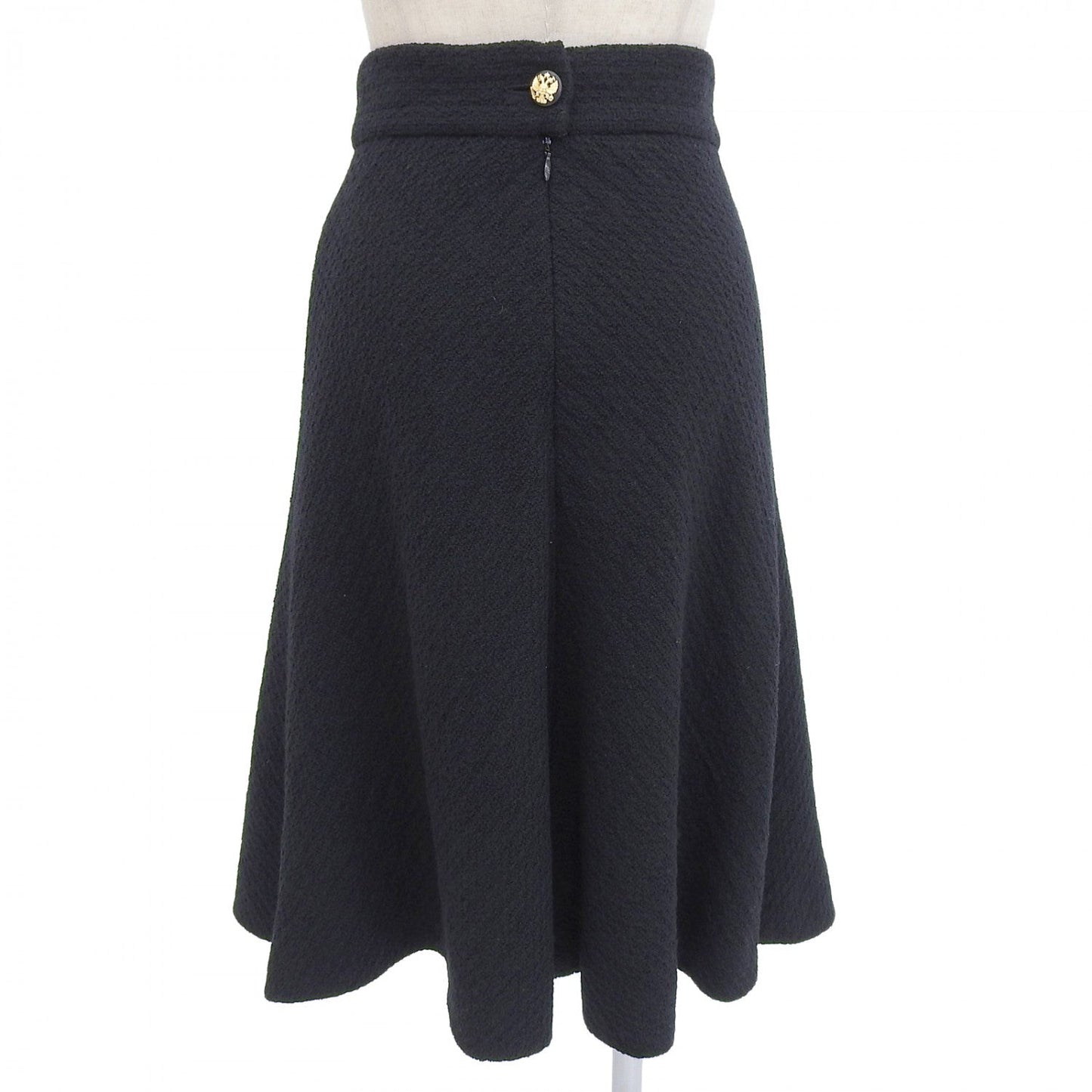 CHANEL skirt P36027 wool black 36