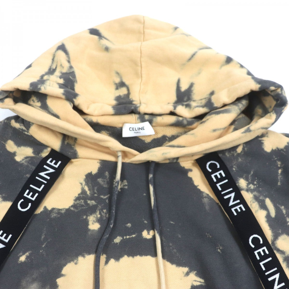 CELINE Hoodie 2Y85A333U cotton Orange black XL