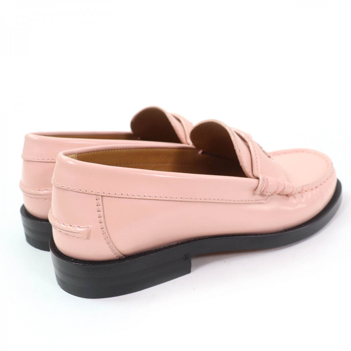 GUCCI loafers 738676 leather pink 35.5
