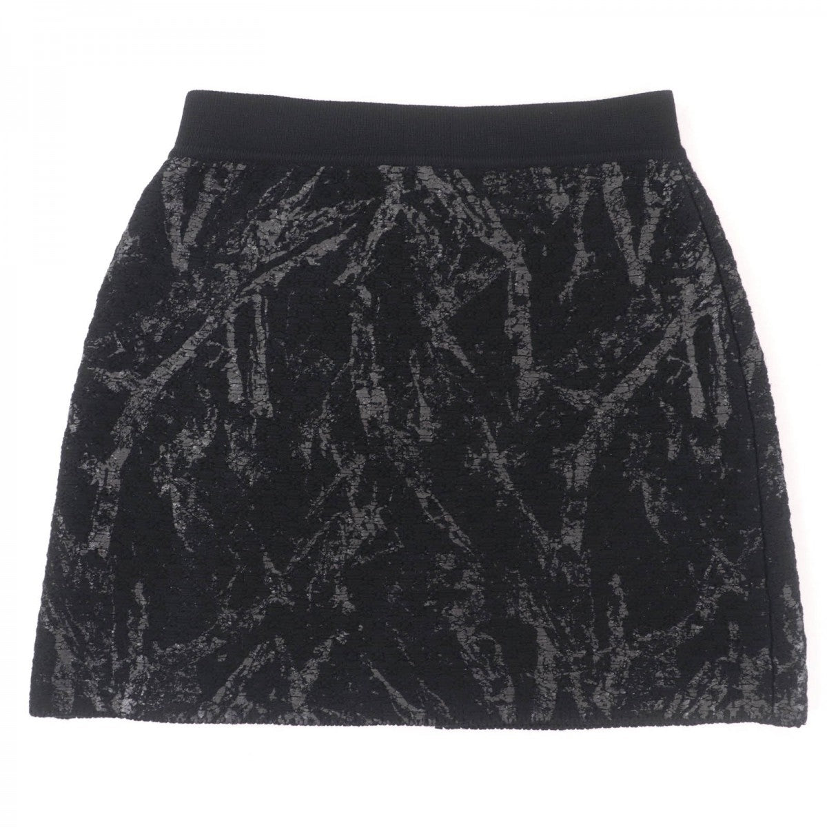 CHANEL skirt P42496K04282 wool black 38