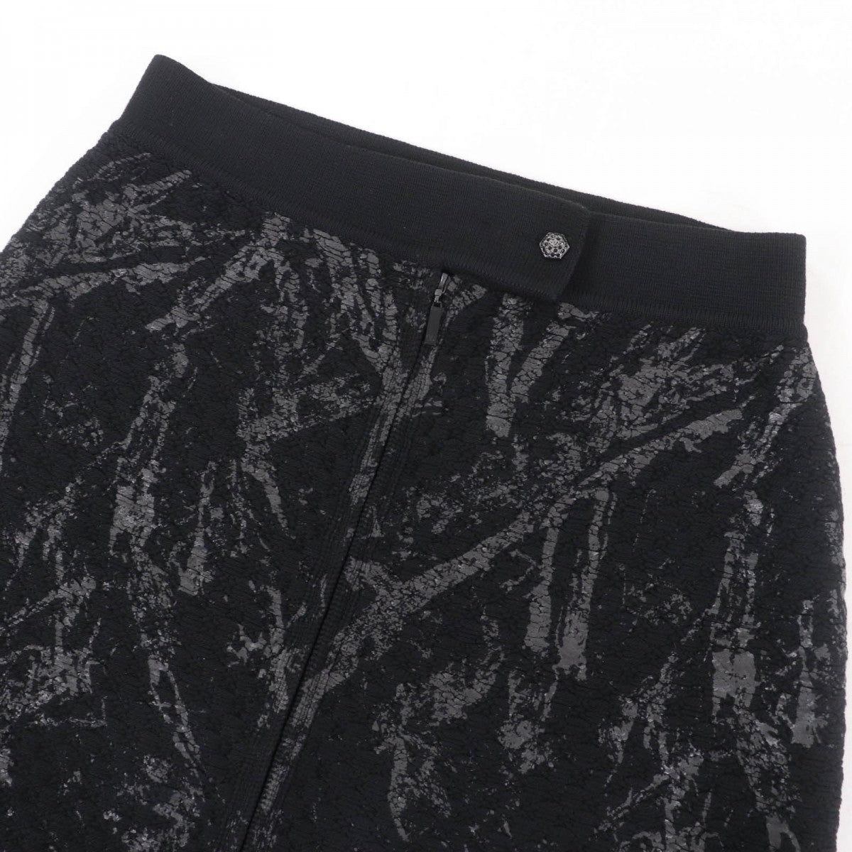 CHANEL skirt P42496K04282 wool black 38