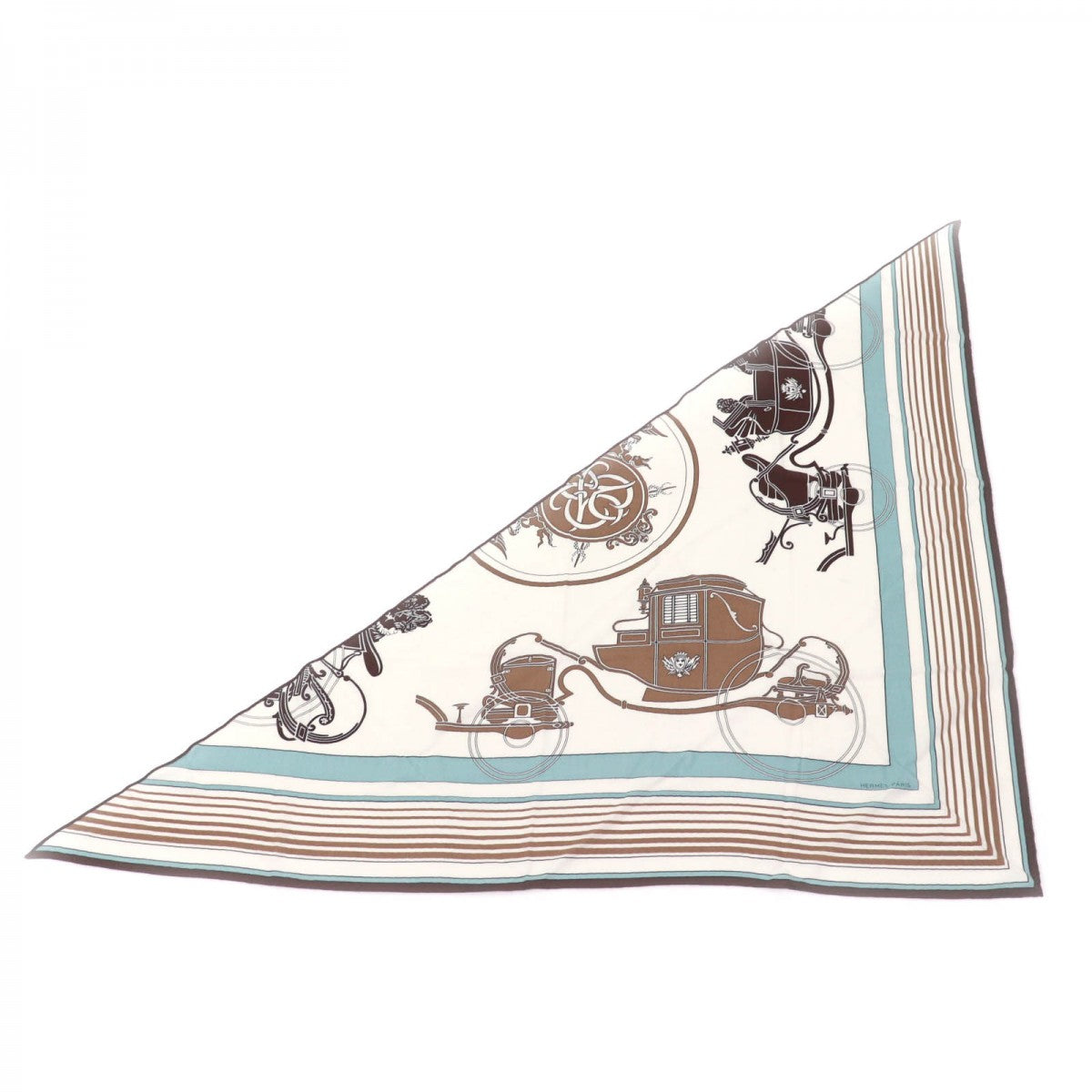 HERMES Stall cashmere Multi Triangle Jean Exlibris
