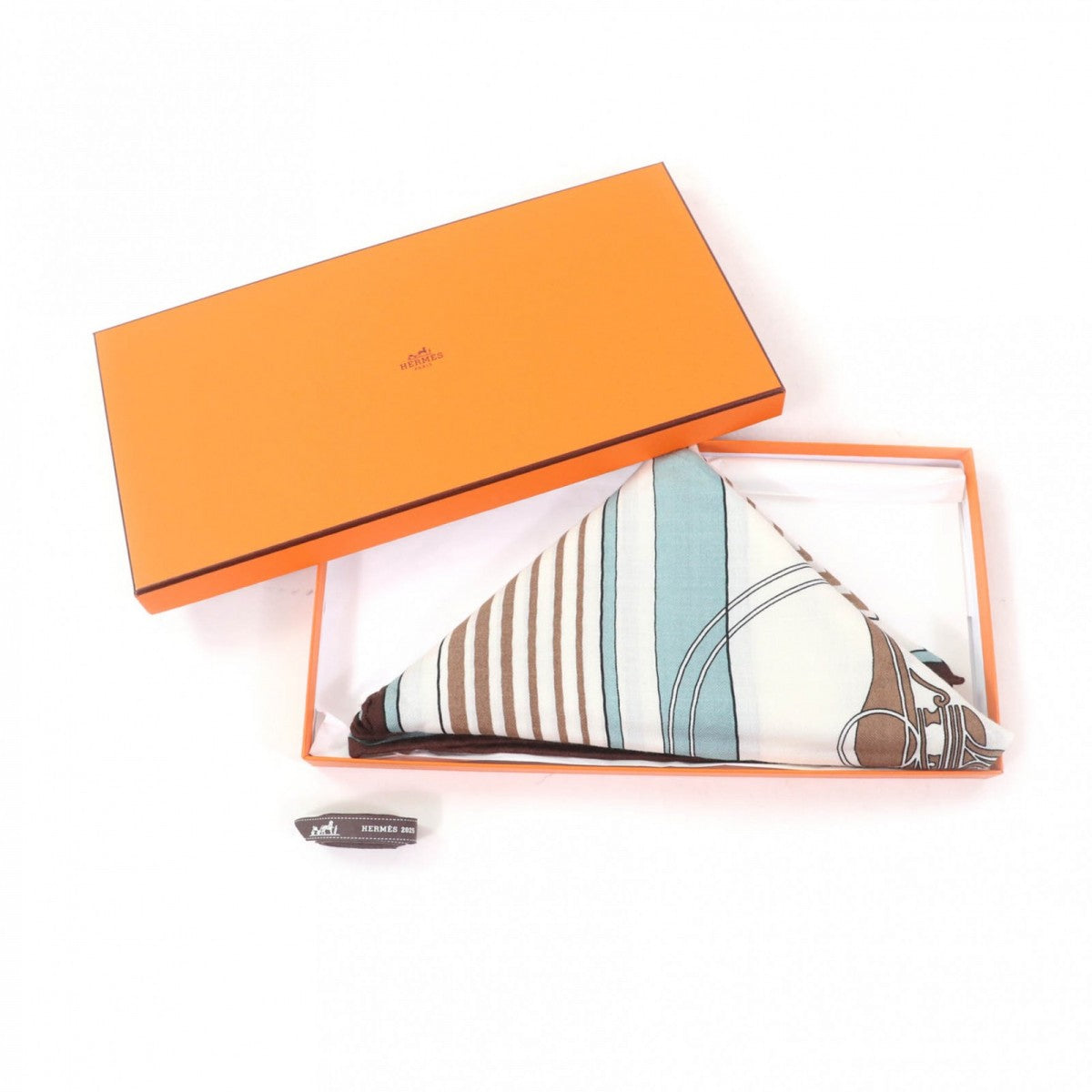 HERMES Stall cashmere Multi Triangle Jean Exlibris