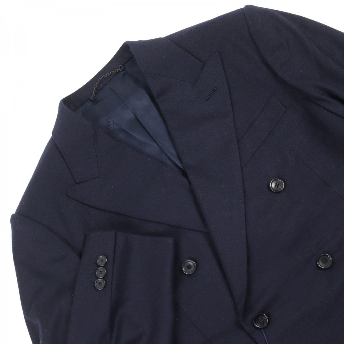 LOUIS VUITTON suit wool Navy 48