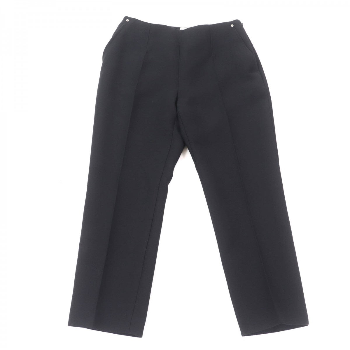 HERMES Pants 3H0447DX wool black 42