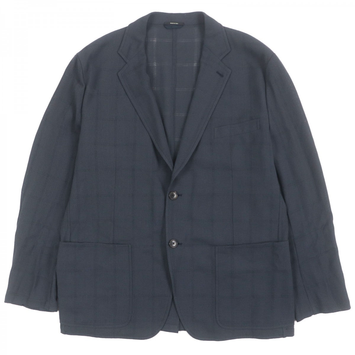 HERMES tailored jacket wool gray 58