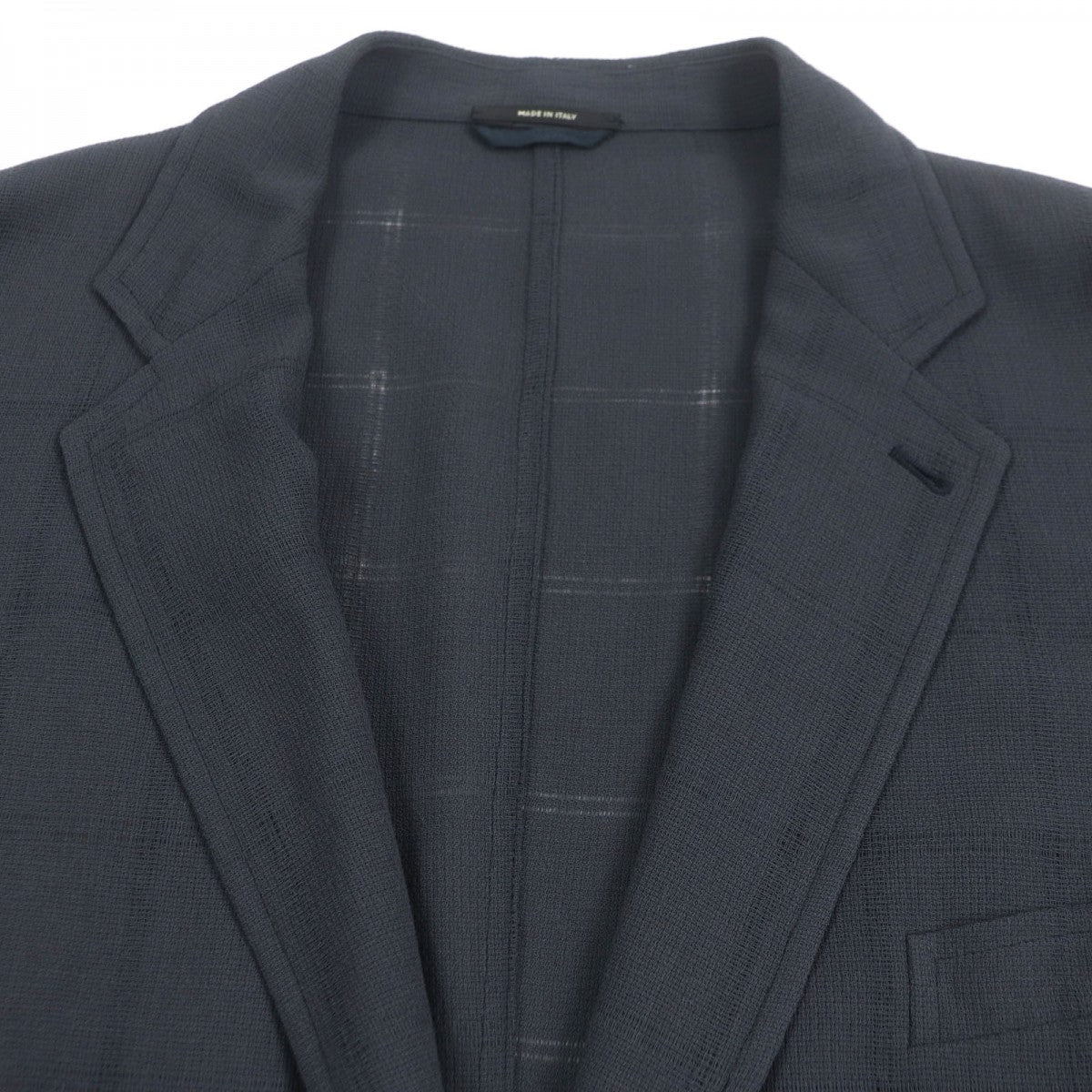 HERMES tailored jacket wool gray 58