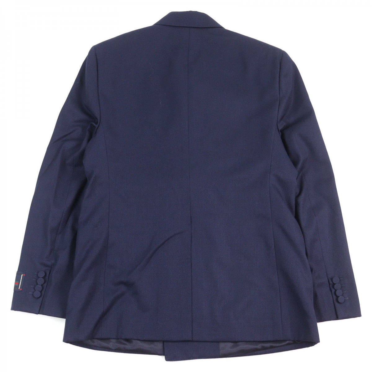 GUCCI Double breasted jacket 736770 wool Navy 48