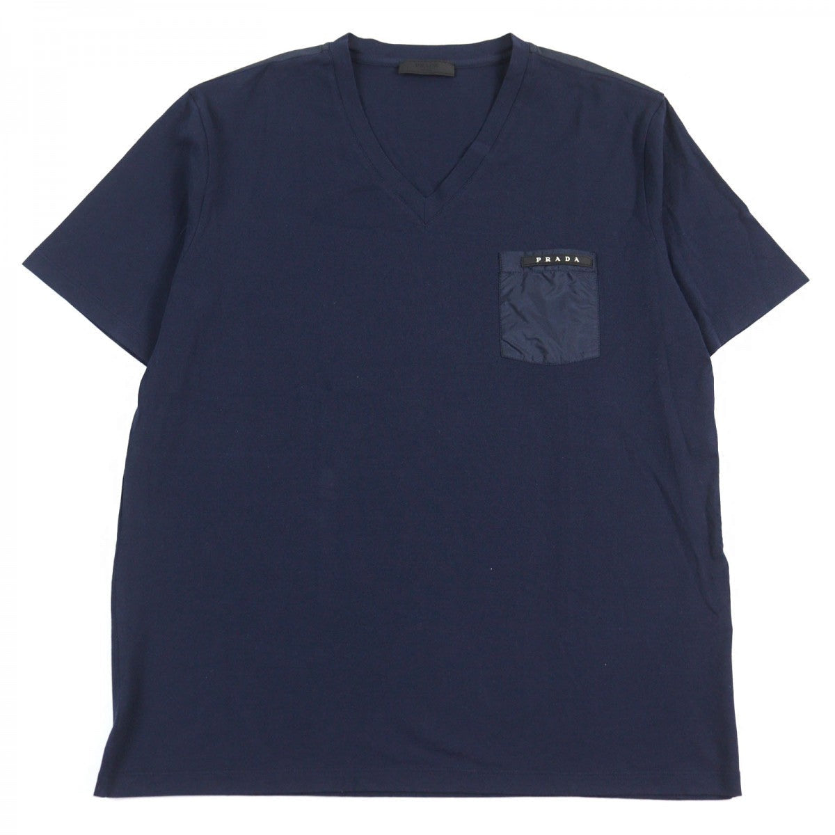 PRADA Short sleeve T-shirt SJN251 cotton Navy XXL