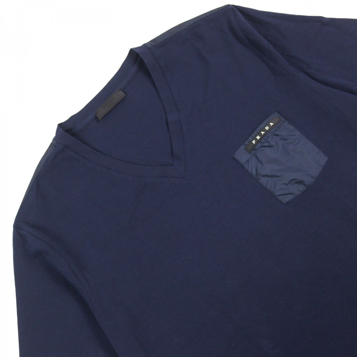 PRADA Short sleeve T-shirt SJN251 cotton Navy XXL